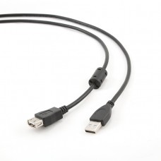 Cablu prelungitor USB Tip A 4 pini M - Tip A 4 pini F 4.5m Gembird, CCF-USB2-AMAF-15, negru