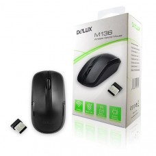 Mouse Wireless Delux M136 Negru