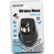 Mouse Wireless Spacer SPMO-291 Optic Negru