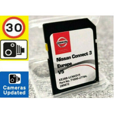 Card harti navigatie GPS Nissan 2023 Juke Micra Navara Note Pulsar Qashqai Tiida X-trail