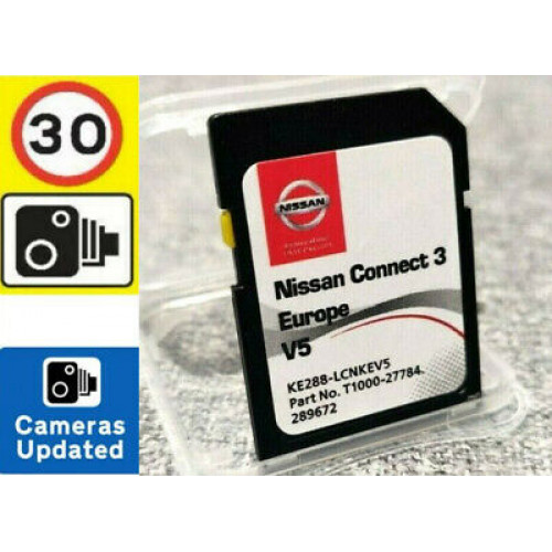 Card harti navigatie GPS Nissan 2022 Juke Micra Navara Note Pulsar Qashqai Tiida X-trail