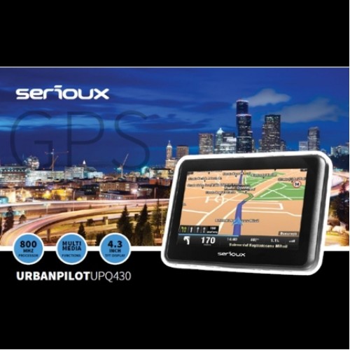 Sistem de navigatie GPS Serioux UrbanPilot UPQ430, diagonala 4.3 inch, fara harta