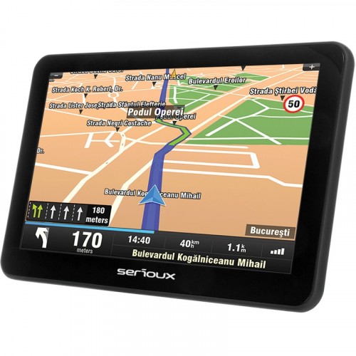 Navigatie GPS pentru camioane Serioux UrbanPilot UPQ700, diagonala 7 inch, cu doua seturi de harti